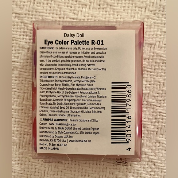 Daisy Doll by Mary Quant Eyeshadow Quad - Eye Color Palette - R-01 - Picture 2 of 2